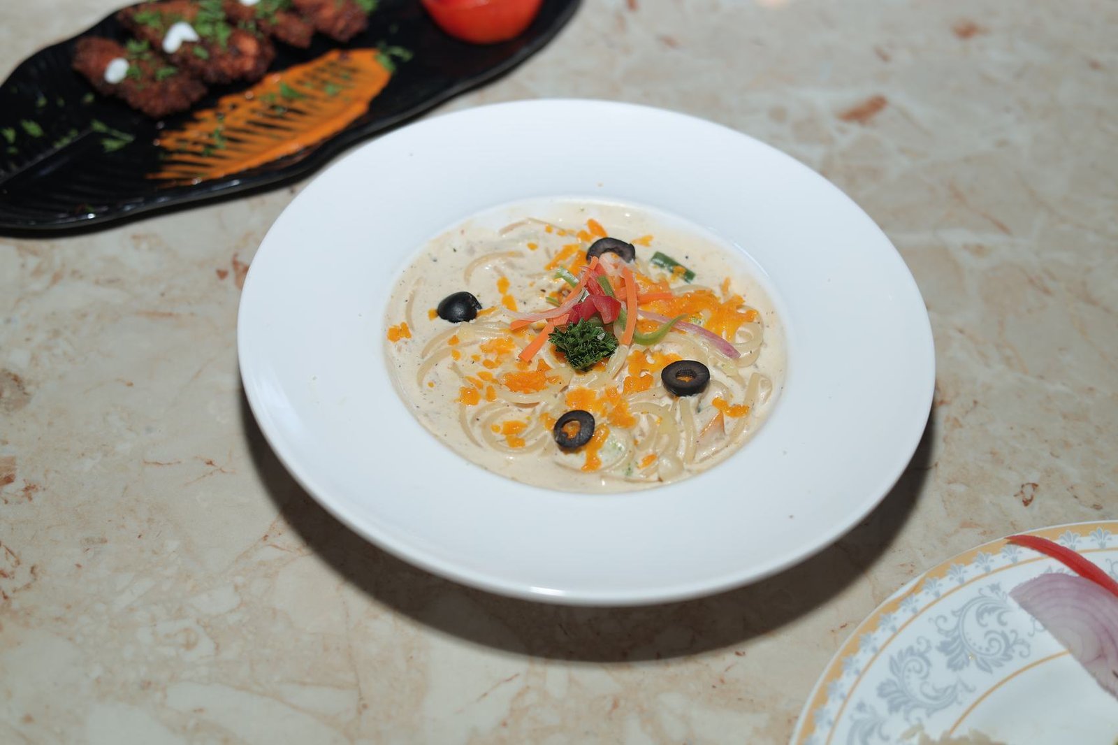 White sauce pasta